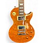 Used 2005 Epiphone Les Paul Classic Amber Solid Body Electric Guitar