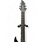 Used Schecter Guitar Research KM7 MKiii Black Baritone Black Solid Body Electric Guitar