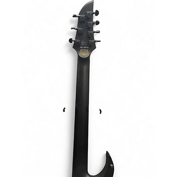 Used Schecter Guitar Research KM7 MKiii Black Baritone Black Solid Body Electric Guitar