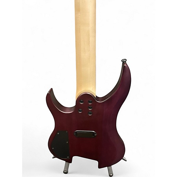 Used Legator Ghost Super Shred Purple Flame Solid Body Electric Guitar