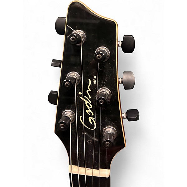 Used Godin XTSA HSH 13-Pin Trans Black Solid Body Electric Guitar