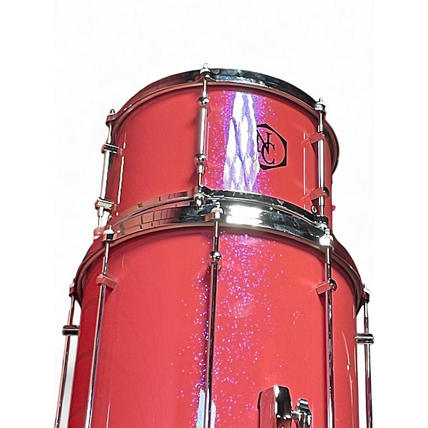 Used Noble & Cooley 3 Piece 3 PIECE CD PINK SPARKLE Drum Kit