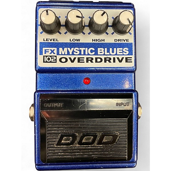 Used DOD FX102 MYSTIC BLUES OVERDRIVE Effect Pedal