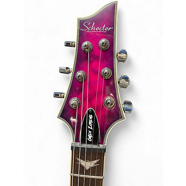 Used Schecter  Omen Extreme 6 MAGENTA  Solid Body Electric Guitar