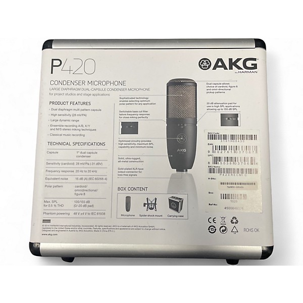 Used AKG P420 Project Studio Condenser Microphone