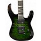 Used Jackson JS20 Dinky Trans Green Solid Body Electric Guitar
