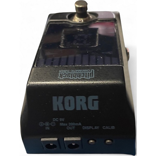 Used KORG PB01 Pitchblack Chromatic Tuner Pedal