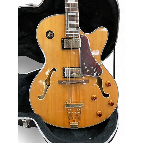 Used Epiphone Joe Pass Emperor II Butterscotch Blonde Hollow Body Electric Guitar