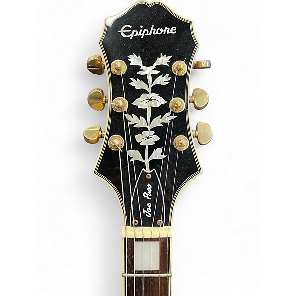 Used Epiphone Joe Pass Emperor II Butterscotch Blonde Hollow Body Electric Guitar