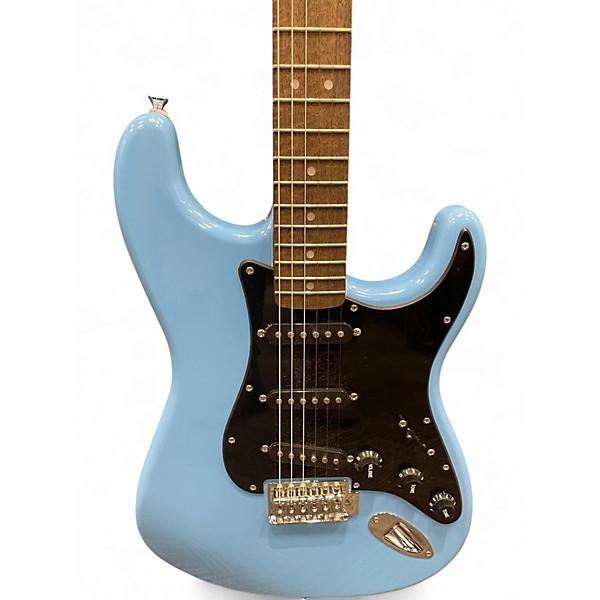 Used Squier Standard Stratocaster Blue Solid Body Electric Guitar