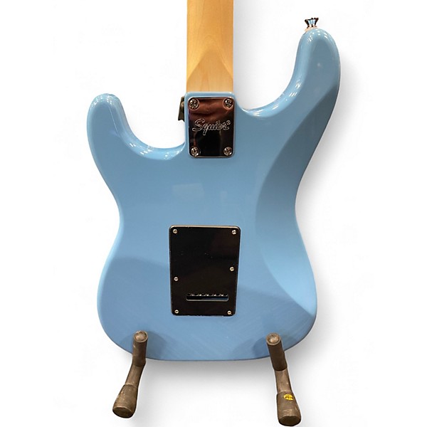 Used Squier Standard Stratocaster Blue Solid Body Electric Guitar