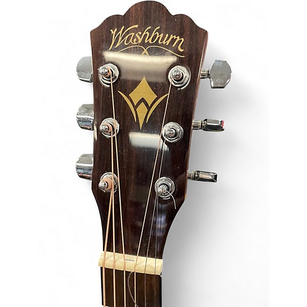 Used Washburn WL012SE-0 Natural Acoustic Electric Guitar