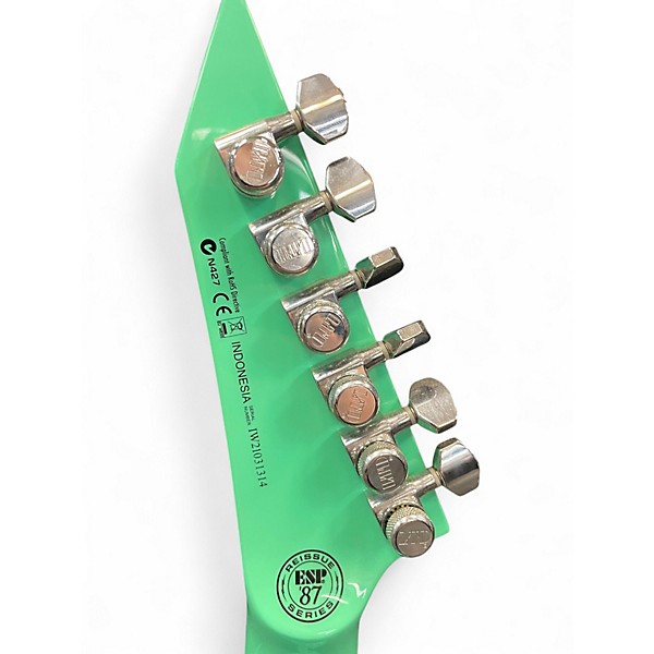 Used ESP LTD ECLIPSE NT '87 Turquoise Solid Body Electric Guitar