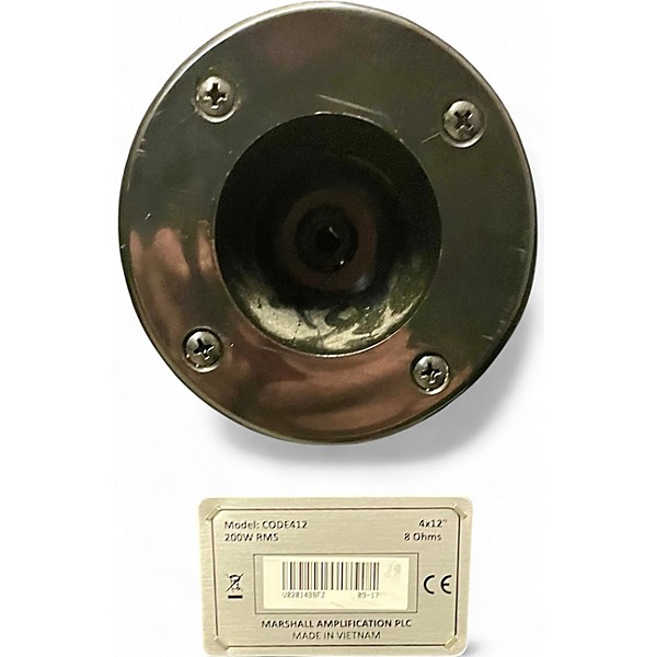 Used Marshall CODE 412 200W 4x12 Guitar Cabinet