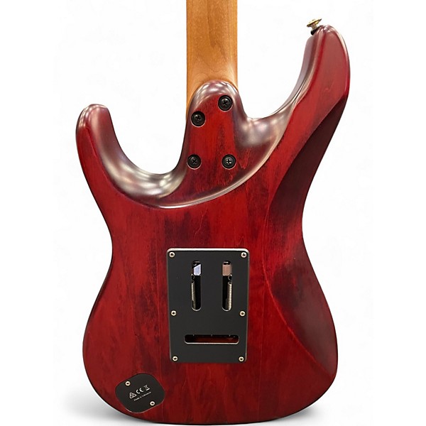 Used Ibanez SLM10 Trans Red Solid Body Electric Guitar