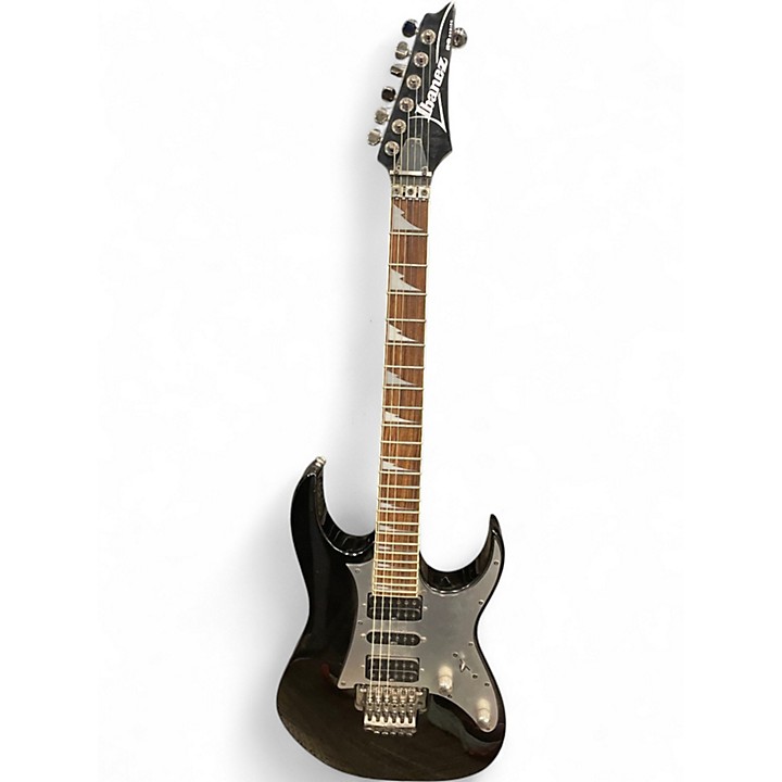 Used Ibanez RG350EX Black Solid Body Electric Guitar Black