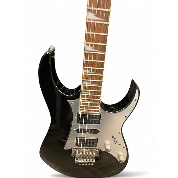 Used Ibanez RG350EX Black Solid Body Electric Guitar