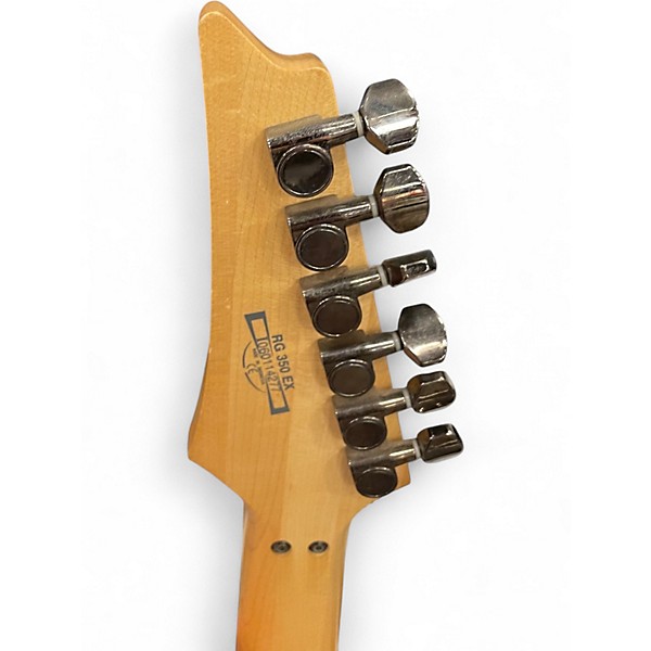 Used Ibanez RG350EX Black Solid Body Electric Guitar