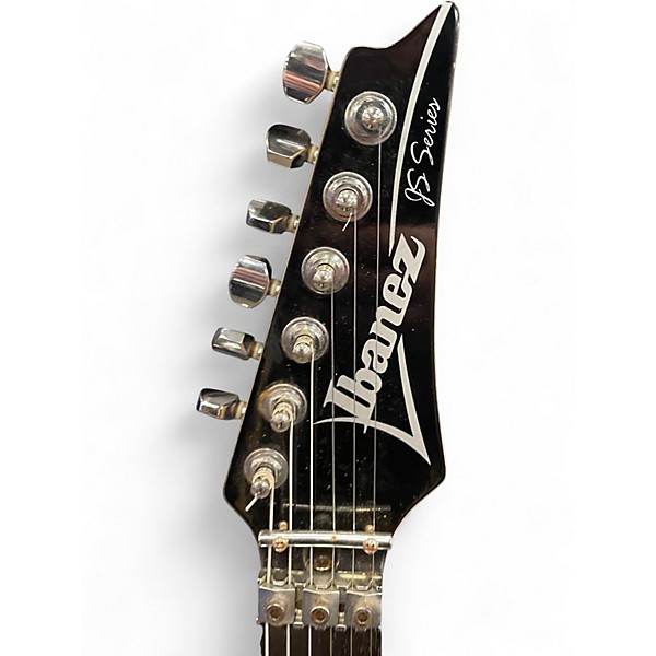 Used Ibanez JS100 Joe Satriani Signature Black Solid Body Electric Guitar