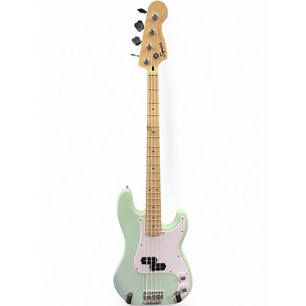 Used Squier Precision Bass SEAFOAM Electric Bass Guitar
