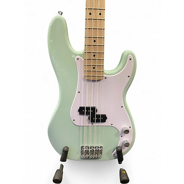 Used Squier Precision Bass SEAFOAM Electric Bass Guitar