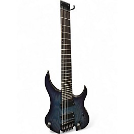 Used Legator Ghost Performance 7 Multi Scale Blue Burst Solid Body Electric Guitar