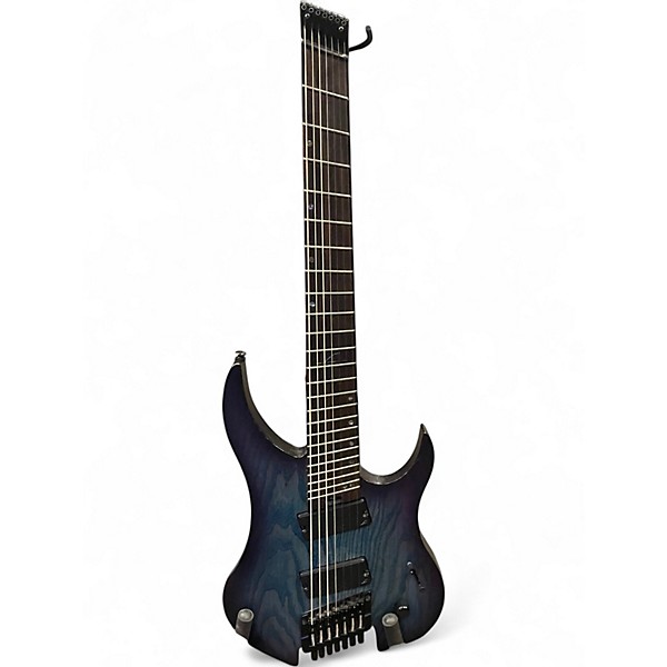 Used Legator Ghost Performance 7 Multi Scale Blue Burst Solid Body Electric Guitar