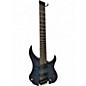 Used Legator Ghost Performance 7 Multi Scale Blue Burst Solid Body Electric Guitar thumbnail