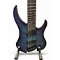 Used Legator Ghost Performance 7 Multi Scale Blue Burst Solid Body Electric Guitar