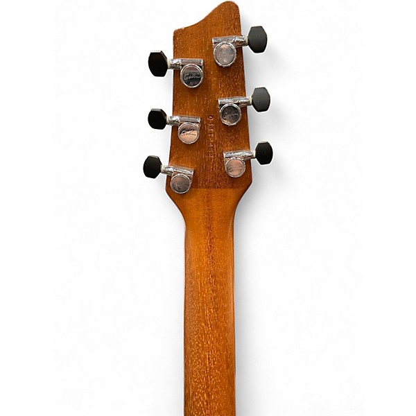 Used Godin FLAT FIVE X Quilted Blue Hollow Body Electric Guitar