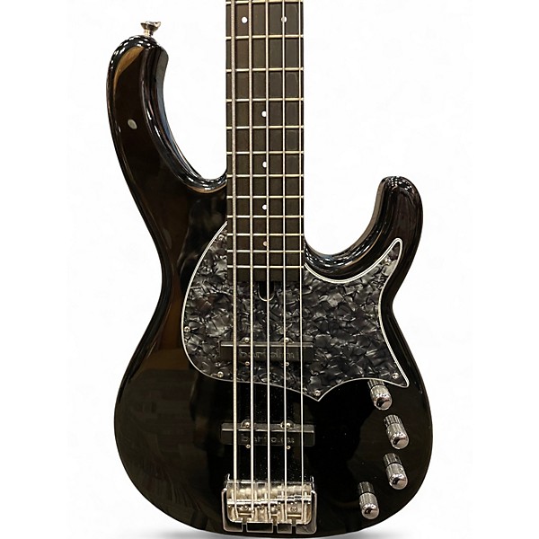 Used Modulus Guitars FLEA JJ 5 Black Electric Bass Guitar
