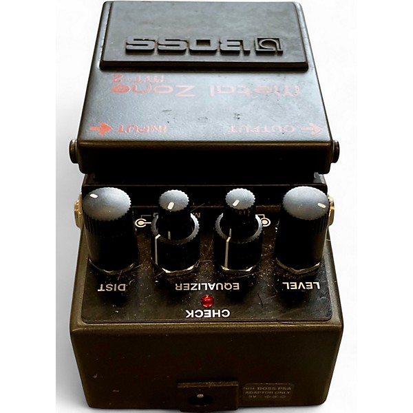 Used BOSS MT2 Metal Zone Distortion Effect Pedal