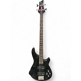 Used Schecter Guitar Research DIAMOND SERIES OMEN 4 Black Electric Bass Guitar