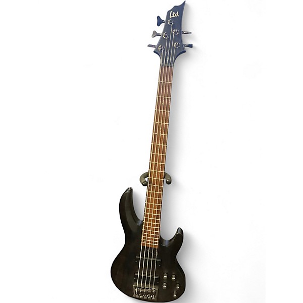 Used ESP LTD B205SM 5 String Charcoal Electric Bass Guitar