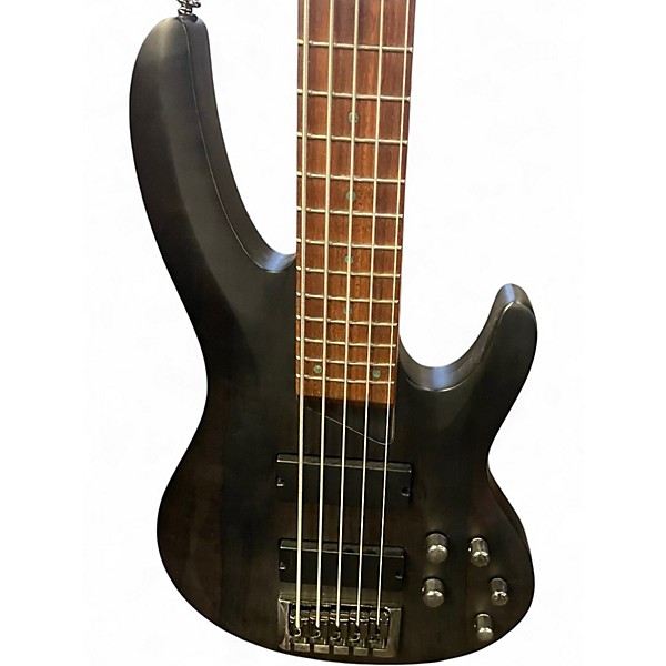 Used ESP LTD B205SM 5 String Charcoal Electric Bass Guitar