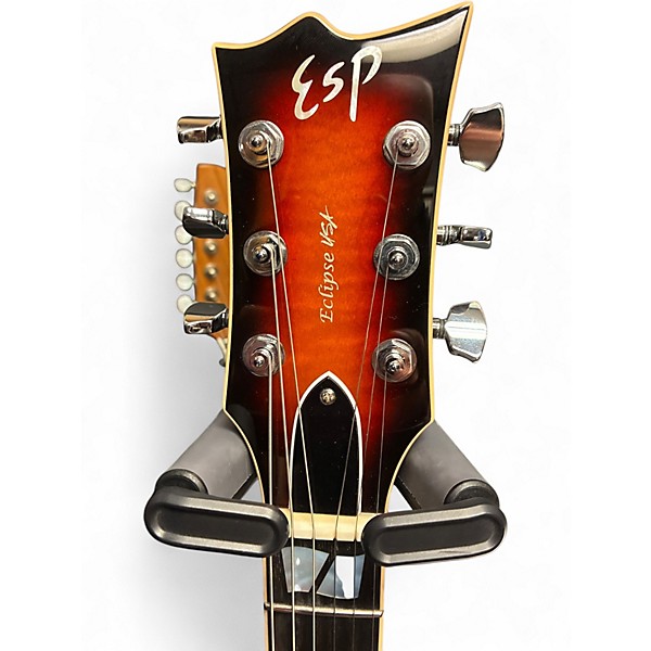Used 2024 ESP USA Eclipse 3TSB W/CASE Solid Body Electric Guitar