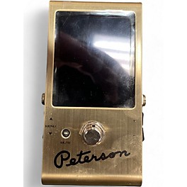 Used Peterson 75th Anniversary Gold Tuner Tuner Pedal