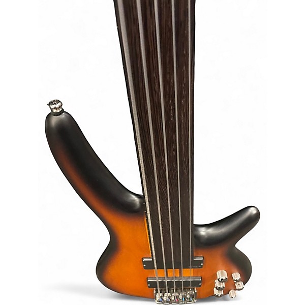 Used Ibanez SRF705 2 Color Sunburst Electric Bass Guitar
