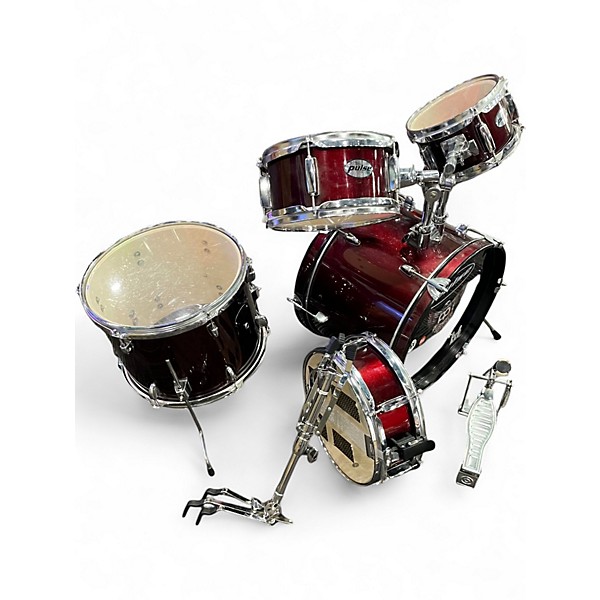 Used Pulse 5 Piece 5 piece drum kit Wine Red Drum Kit