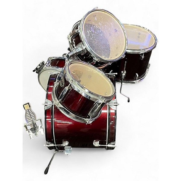 Used Pulse 5 Piece 5 piece drum kit Wine Red Drum Kit