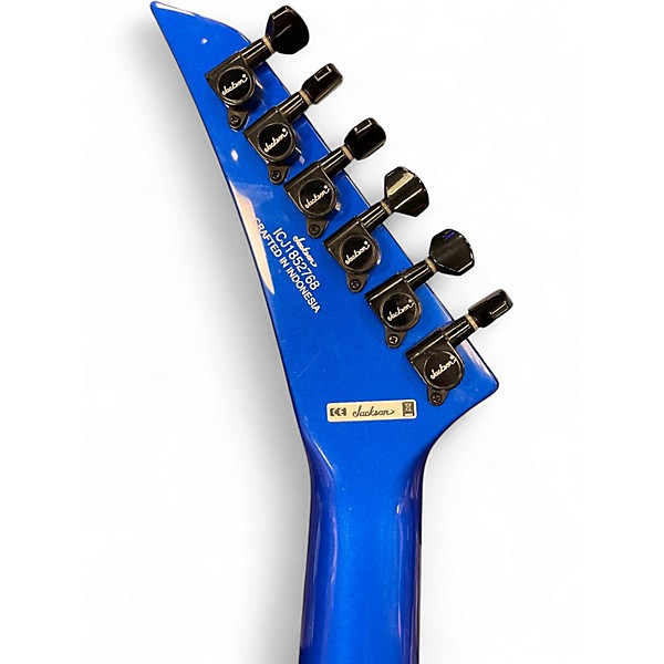 Used 2018 Jackson SLXDX Soloist Lightning Blue Solid Body Electric Guitar