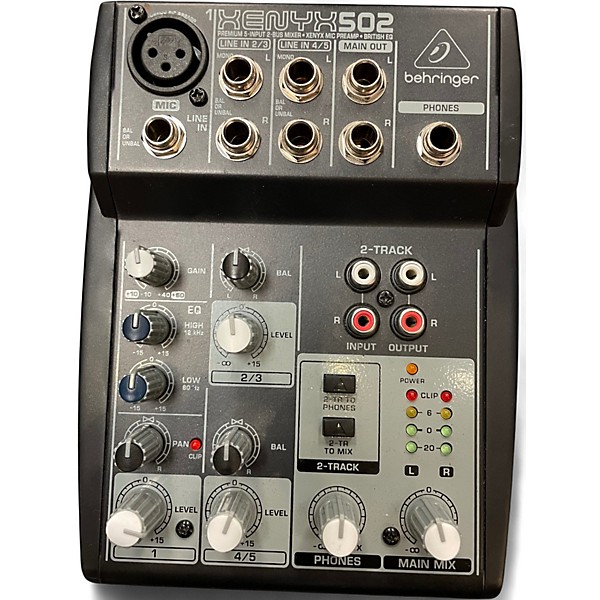 Used Behringer Xenyx 502 Unpowered Mixer