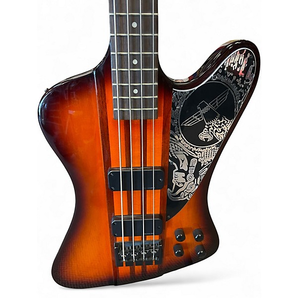 Used Epiphone T-BIRD PRO Sunburst Electric Bass Guitar