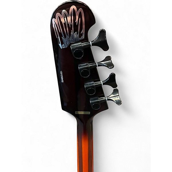 Used Epiphone T-BIRD PRO Sunburst Electric Bass Guitar