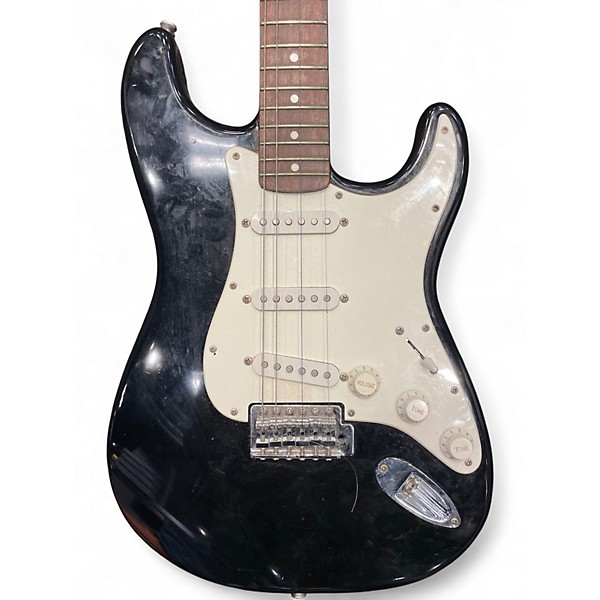 Used Squier  Affinity Stratocaster Black Solid Body Electric Guitar