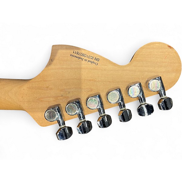 Used Squier  Affinity Stratocaster Black Solid Body Electric Guitar