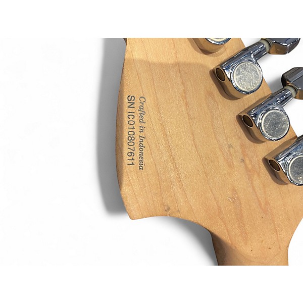 Used Squier  Affinity Stratocaster Black Solid Body Electric Guitar