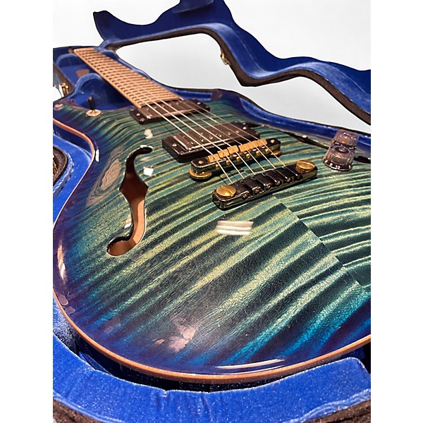 Used PRS Private wood stock McCarty 594 Blue Hollow Body Electric Guitar