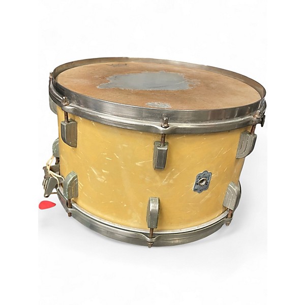 Used Leedy 14in broadway pearl white Drum