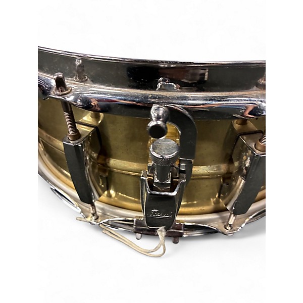 Used Pearl 5.5X14 Sensitone Brass Snare BRASS Drum